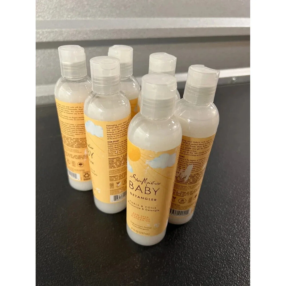 3x Shea Moisture Baby Detangler Curls Coils 8oz Nourishing & Moisturizing